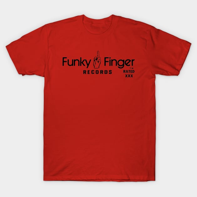 Funky Finger Records! T-Shirt by jessehammer